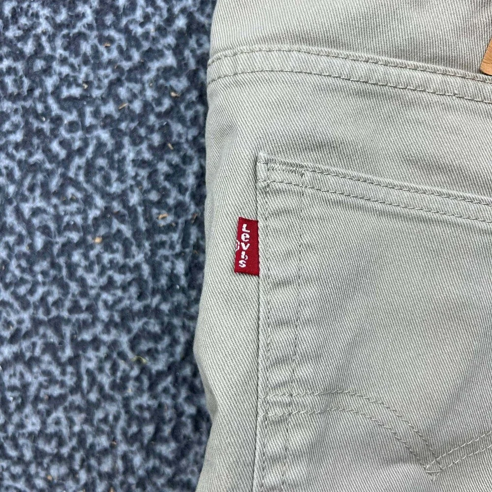Levi Strauss 502 Chino Pants Men 38x34 Khaki Tan Straight Cotton Blend